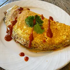 I love eggs and chorizo, so this is always a great way to start a Saturday for me. 