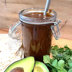When I make my freezer enchiladas and I need a lot of enchilada sauce I like to make my own. It's super cheap and easy to double. This was quick, spicy, and delicious. 