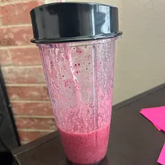 I usually make shakes like this but with OJ and that adds more sugar. This is DEFINITELY better!! 