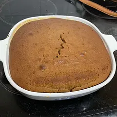 Changed the sugar as we had no caster sugar, so we used dark brown sugar, 190g & added 2g of ground cinnamon 
also used lemon juice from a bottle as we had no lemons... and no breadcrumbs ;)  
Cooked for 35 minutes