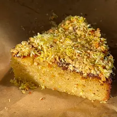Lemon Zested Almond Olive Oil Cake