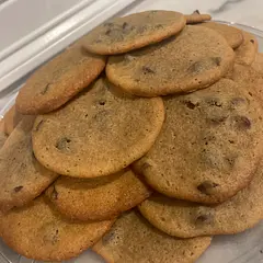 PERFECT! Cooked for 10 minutes and let sit for 10 minutes on the tray. They turned out perfect…soft in the middle with a little crunch.