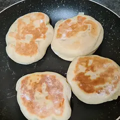 This is a delicious alternative to store bought "roosterkoek" for a family braai... 👌🏻👌🏻 definitely recommend this recipe. 

Even darkly toasted *by accident, tasted superb!!!! 

(Side note: don't forget to keep a little flour on the side )