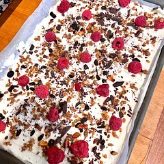 Super easy and quick snack if you have berries or yogurt about to go bad (or you just want a healthy snack!). I added granola to mine and the only berries I had available (raspberries). I also didn't add any honey to my yogurt and I thought it tasted amazing. :)
