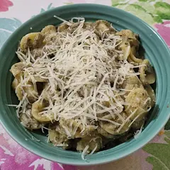 Really good taste. Will definitely make it again. I used Orecchiette for mine.