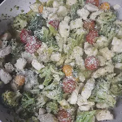 Today's lunch. Quick, easy and delicious! 