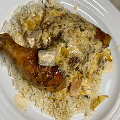 Loved every bit of this recipe!! No mushrooms, made with rice instead of mashed potatoes.