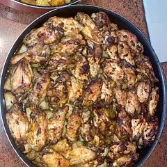 I absolutely loved this dish thank you @Boushra_ali so much for this recipe. Kids licked their plates clean!! for sure a go to dish especially for the whole family to enjoy so much so I had little to no leftovers!! Quick tip though (just so no one burns their meals) while trying any new recipe don’t be like me make sure you adjust the temperature of your own oven right as they are all different and can make the chickens a bit more crisper than you planned which as you can see in my photo that clearly doesn’t look as amazing as Boushra’s hopefully with a bit more practice it will, however I can say it sure did taste incredible with that extra crunch 😋 highly highly highlyyy recommend each step was super easy to follow thanks again. Much love ❤️ 
