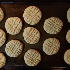 I've had to bake them up to 15 minutes. They're my go-to sweet peanut butter treat!