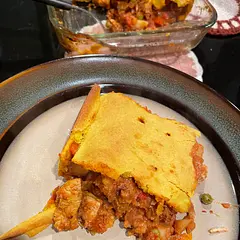 spicy.  tumeric crust was delicious.  The chicken marinade was good - and could be used for just a chicken dish.   The masala was very good and all 7 who ate it  - enjoyed it. 