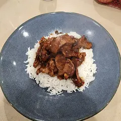 Actually tastes like proper Mongolian lamb