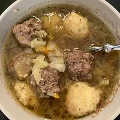 Did take an hour to prep and cook. The house smelled so good though. Wonderful meal for these cold days.