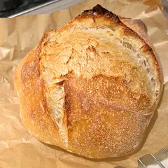 This is only my 2nd time making sourdough and I’m so glad I chose this recipe! Loaf came out beautifully and delicious! 
How would I bake this if I wanted to make an oval loaf? Same time but on a baking sheet? 
Thanks so much Lacey, big fan in So Cal!!