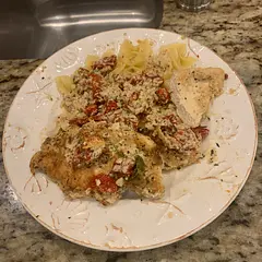 It was delicious, but I did not think it tasted like marry me chicken, more like maybe a second date chicken and we’ll see how it goes!