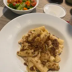 I didn’t add salt to the recipe.  It needs some, but adding it to your dished up portion works great. It was delicious!  I served it with a salad, baked sourdough roll and Miyoko’s oat cream butter.  Yummy!!! 