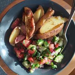 My version was wihtout beans and baked 10 minutes longer.