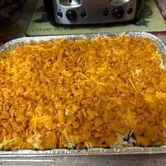 This was so delicious! My husband & I loved it!
I used some extra Cheezits.  Yummmy 😋