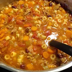 So delicious, loved all of the Italian seasonings and trying ditalini pasta for the first time. 