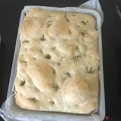 Amazing focaccia I’ve ever had in my life. So many bubbles and so fluffy, so light and airy too not dense and thick. My new favorite recipe! 