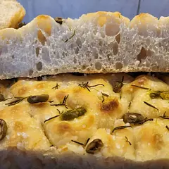 I loved baking this one! Thank you :)
But I have a question, and the end of 22-25 mins still the focaccia for me was not brown/toasted from top. Is it that I had to switch to the oven mode where both top and bottom rods were on?