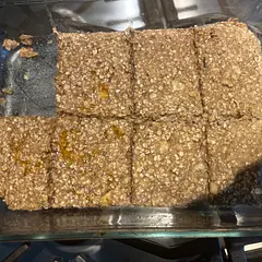 Added honey on top
