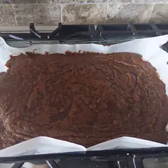 Forgot to add brown sugar and had to scrape it off the parchment, so I lost a little batter and they were a tad too sweet 