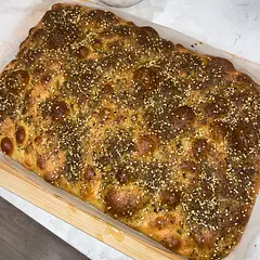 I made mine using my mothers homemade zataar 
