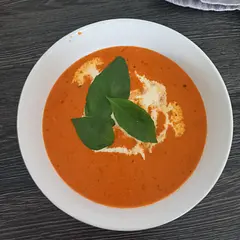 A great recipe, makes quite a bit of tomato soup as well.