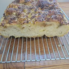 Possibly the best thing Ive ever baked.  Crunchy on the outside, soft on the inside.  Took some work and a lot of waiting but it was really fun to make.