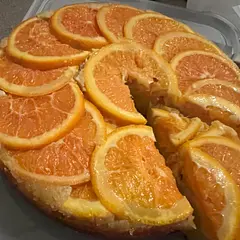 I think I needed more sugar on the bottom and thinner slices of the blood orange but still tastes amazing. Next time I think I will add a little lemon juice to bring more of the orange flavour out. Super easy though. 