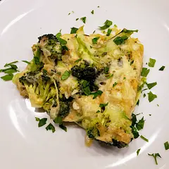 I will make this again. I added herbs (sage) and spices (nutmeg) as the recipe sounded otherwise bland. The result was very good. Not a quick meal, but a nice meatless dish.