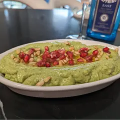 Didn't find any pistachios but with a little creativity still best guacamole I have ever made
