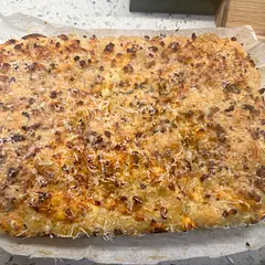 This was amazing! This was my first time making focaccia and it was so easy . Made it to go with my whole roasted chicken and sautéed zucchini. It was a hit my family and I ate almost the whole thing . Will definitely be making this again. 