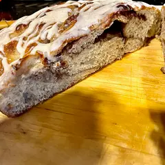 Made it twice,a definite hit with everybody. Made it with the grandkids the second time was a great baking project. Baked at night and reheated and glazed in the morning for breakfast 
