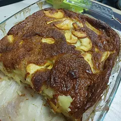 Made it on a bigger oven plate and I followed the 6 serving. 
It's moist and everything 