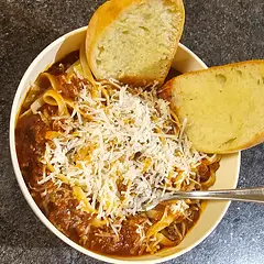 I started making this at 10am and let it simmer for about 6 hours. I really enjoyed this recipe, reminds me of my fathers meat sauce. it brought back a lot of memories. 