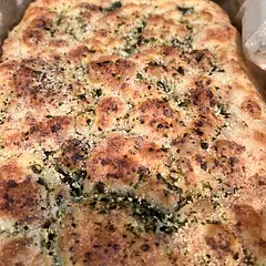 I added pesto and Parmesan cheese. It also needed a little more salt after coming out the oven, but that’s my personal preference. It was delicious and the instructions were very easy to follow!