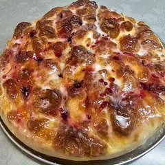 This focaccia was amazing. I usually make your same day and overnight focaccia but to make it as a doughnut with jam was so good. Everyone loved it. 