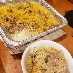 Subbed marinara for alfredo, super good and easy ♡