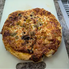 My husband ran a Pizza Hut and since then he really doesn't like pizza but after I made this he is now a pizza lover!  But only this recipe.