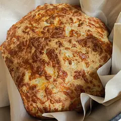 Makes delicious garlic cheese bread.  Good for with dinner in place of rolls.