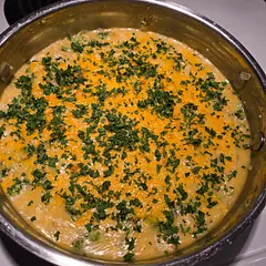 I did double the cheese because we like cheese.  Delicious!