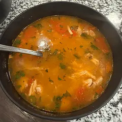 I was looking for a recipe similar to Viva Chicken’s soup and Julia’s recipe (while not exact) is pretty close imo! My husband isn’t as much of a fan of cilantro so I put half of it in my try. It’s very refreshing, slightly spicy, and very delicious!! 