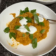 I don’t know why people keep saying it’s bland! I thought the flavors were great. The only thing is that it was SPICY. And I really do like spicy but next time I need to either add less thai curry paste or find a brand that’s less spicy lol.