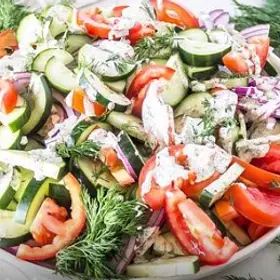 KETO Soup, salad & veggies
