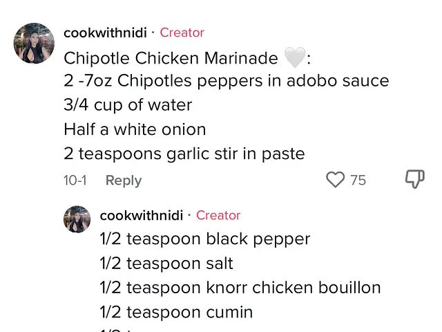 I found it in the reply video