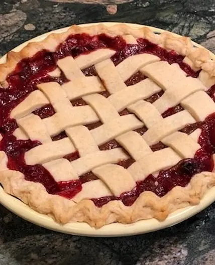 Buttery Cranberry Pie