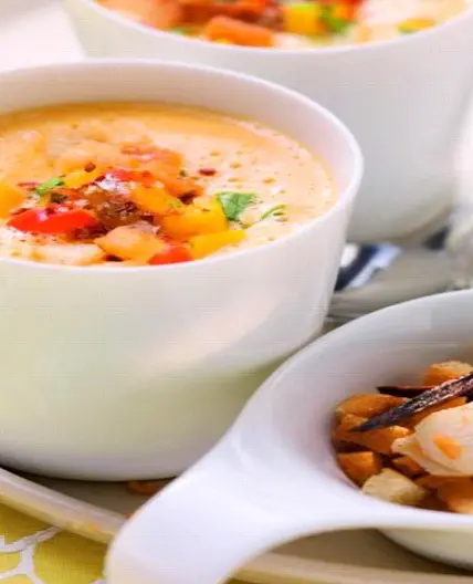 Pumpkin & Red Pepper Soup