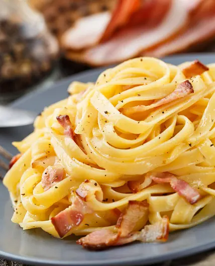 Pâtes Carbonara traditionnelles