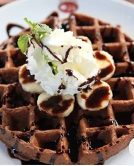 Keto chocolate waffles